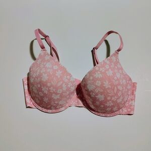 Hurley Pink Floral T-Shirt Bra